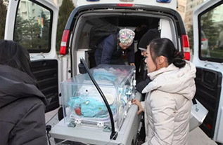 盘山县妇婴监护型护送